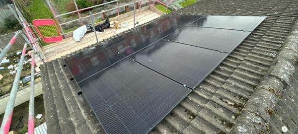 Solar PV array seen from above – Margav Energy