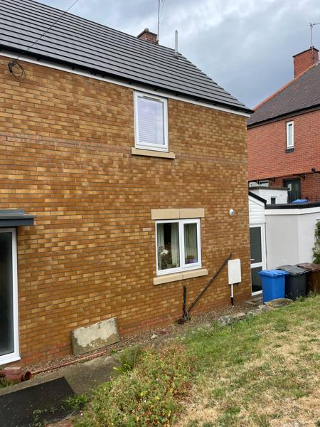 Completed brickwork on a new-build house – Staff4dshire Properties