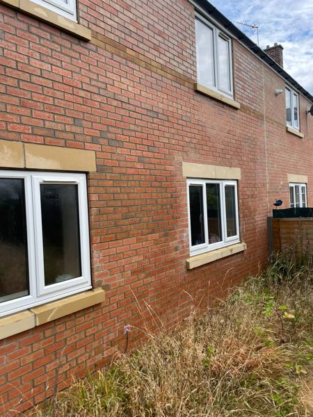 Completed brickwork on a new-build house – Staff4dshire Properties