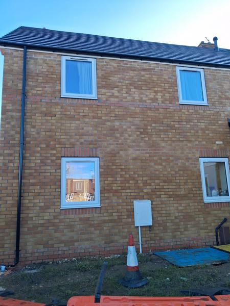 Completed brickwork to a semi-detached house – Staff4dshire Properties