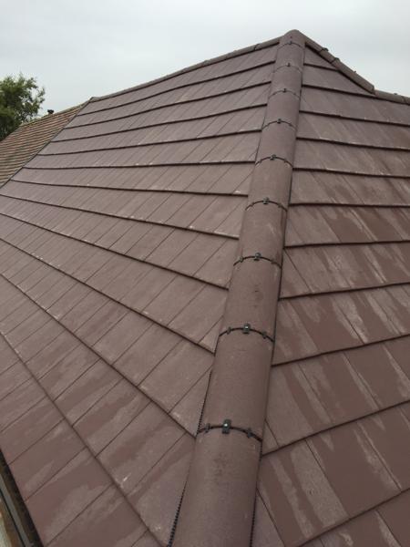 New chimney flashing and tiled roof – Staff4dshire Roofing Specialists